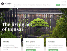 Tablet Screenshot of bonsaiempire.com