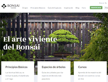 Tablet Screenshot of bonsaiempire.es